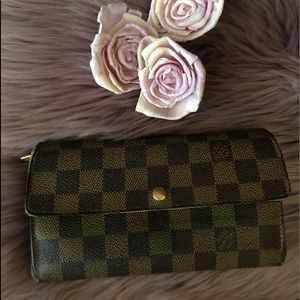 AUTHENTIC LOUIS VUITTON EBENE WALLET